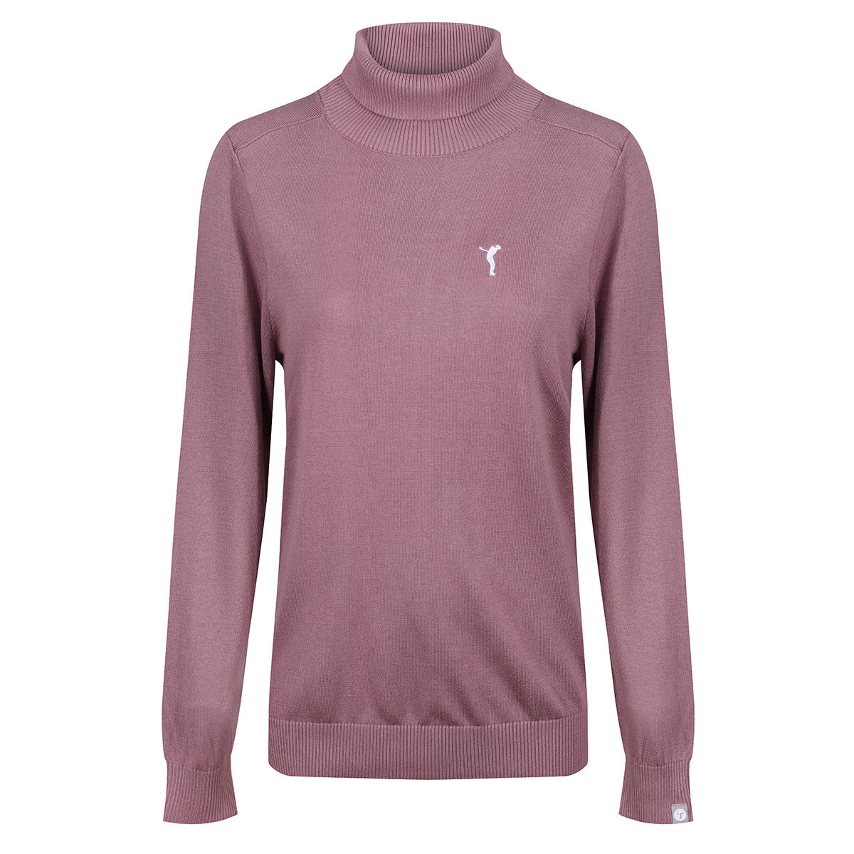 Ocean Tee Women's Pink Embroidered GOLFINO Wave Golf Sweater, Size: XS | American Golf von Ocean Tee