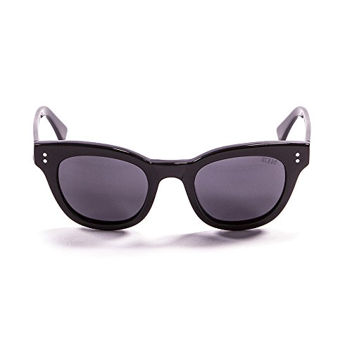 OCEAN SUNGLASSES Santa Cruz Lunettes de soleil Shiny Black/Smoke Lens von Ocean 5