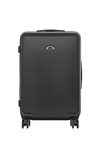 OCHNIK Großer Koffer | Hartschalenkoffer | Material: ABS | Farbe: schwarz | Größe: L | Maße: 74x47x29 cm | Volumen: 85 Liter | 4 Rollen | Hohe Qualität von OCHNIK