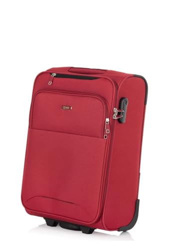 OCHNIK Kleiner Koffer | Softcase | Material: Nylon | Farbe: Rot | Größe: S | Maße: 54×36,50×22 cm | Fassungsvermögen: 44l | Hohe Qualität von OCHNIK