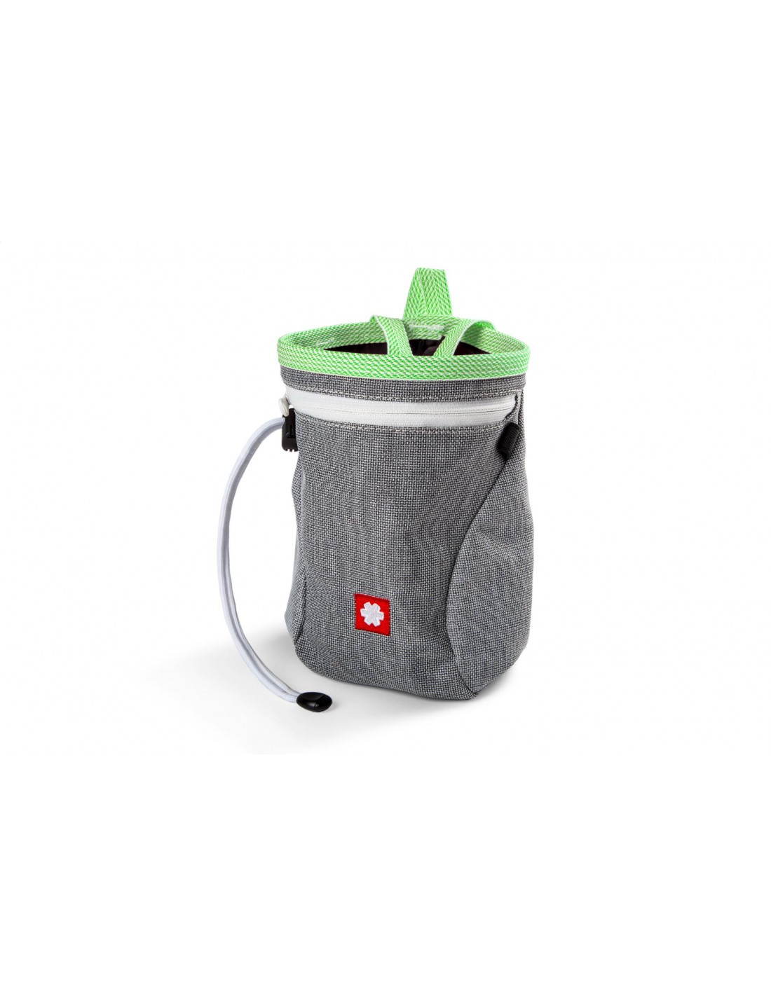Ocun Chalkbag Dusty ECO + Belt, grey/green Chalkbag Verwendung - Klettern, Chalkbag Farbe - Grau, von Ocun