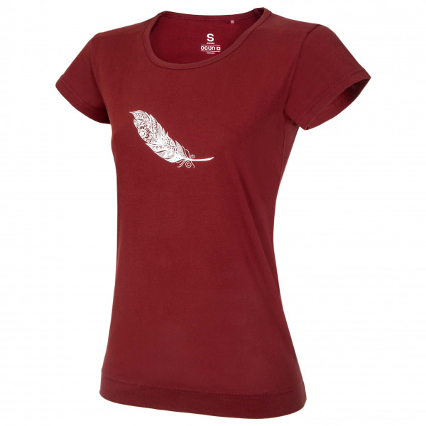Ocun - Women's Classic T Organic Feather - T-Shirt Gr L;M;S;XL;XS rot von Ocun