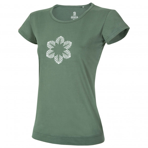 Ocun - Women's Classic T Organic Flower - T-Shirt Gr L;S;XL;XS oliv/grün von Ocun