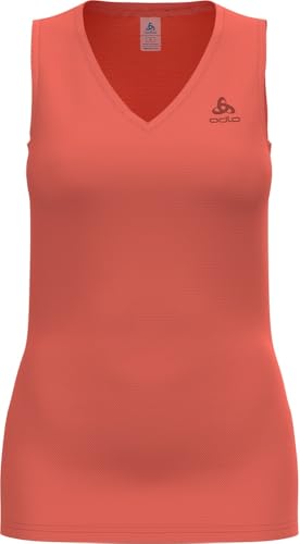 ODLO Damen Active F-Dry Light Eco Tanktop Shirt, Orange, XXL EU von Odlo