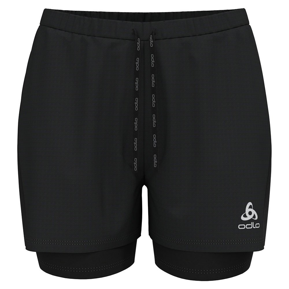 Odlo 2 En 1 Essential 3 Inch Shorts Schwarz 2XL Frau von Odlo