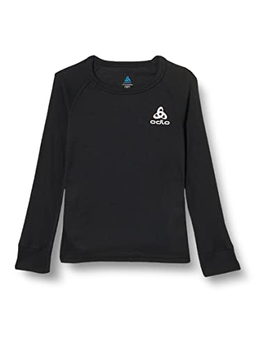 Odlo Kinder Funktionsunterwäsche Langarm Shirt ACTIVE WARM ECO, black, 164 von Odlo
