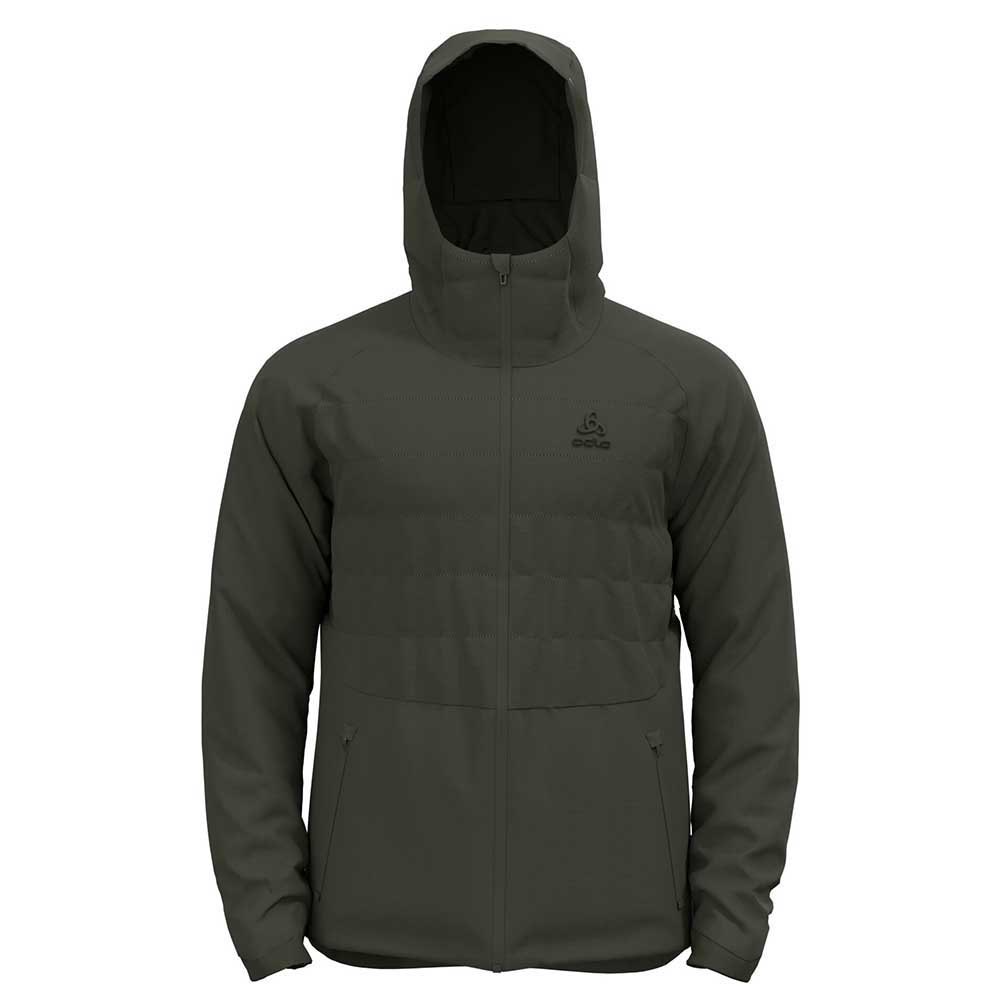 Odlo Ascent S-thermic Hooded Jacket Grün M Mann von Odlo