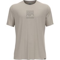 Odlo Ascent Sun Sea Mountains T-Shirt Crew Neck S/S Herren Kurzarmshirt grau Gr. M von Odlo