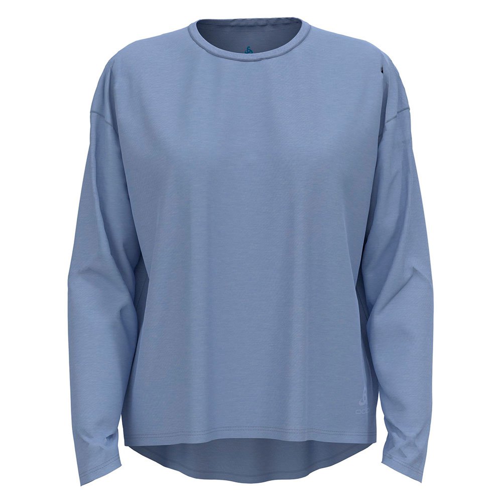 Odlo Crew Active 365 Natural Long Sleeve T-shirt Blau L Frau von Odlo