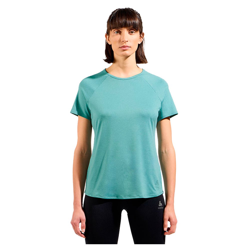 Odlo Crew Active 365 Short Sleeve T-shirt Grün XS Frau von Odlo