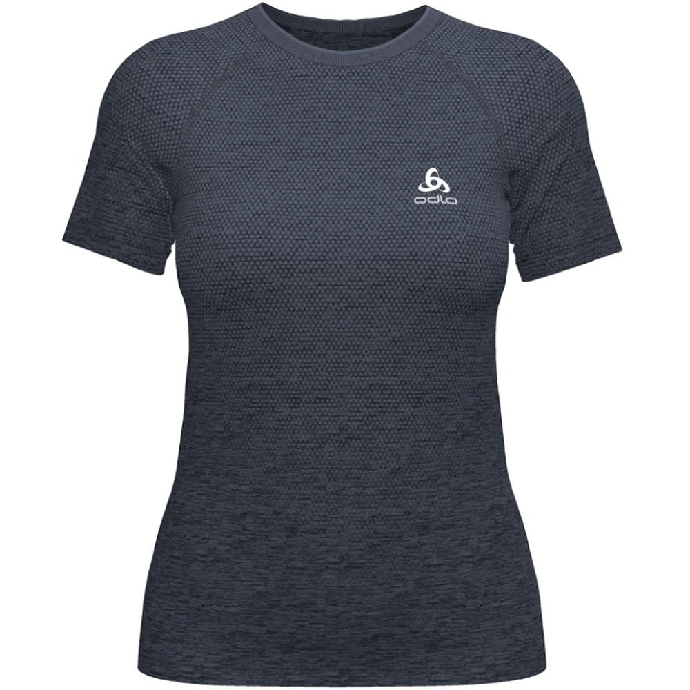 Odlo Crew Essential Seamless Short Sleeve T-shirt Blau S Frau von Odlo