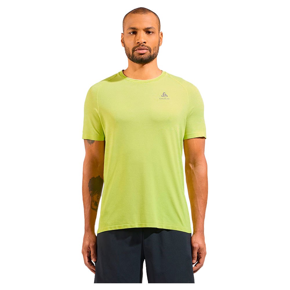 Odlo Crew Essential Seamless Short Sleeve T-shirt Grün XL Mann von Odlo