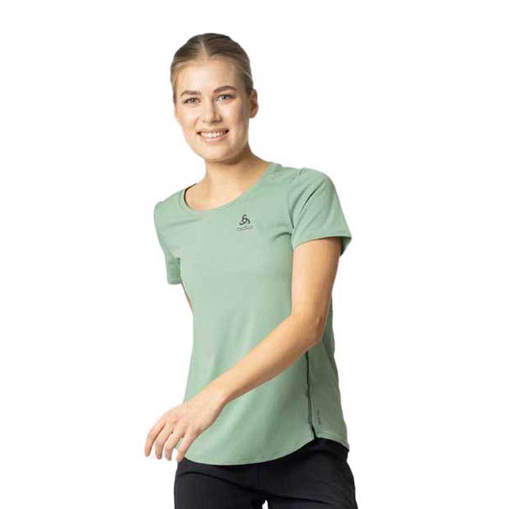 Odlo Crew Zeroweight Chill-tec Short Sleeve T-shirt Grün XL Frau von Odlo