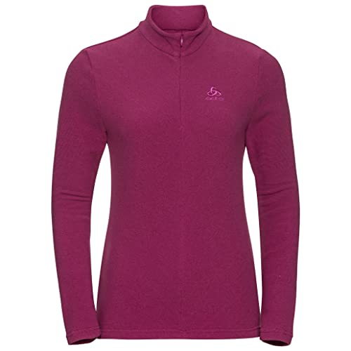 Odlo Damen Langarm Shirt mit Reißverschluss ROY, festival fuchsia - raspberry fudge, M von Odlo