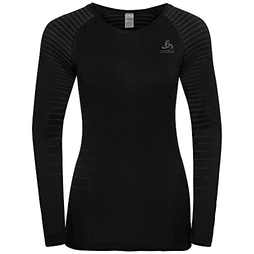 Odlo Damen Funktionsunterwäsche Langarm Shirt PERFORMANCE LIGHT, black, XL von Odlo