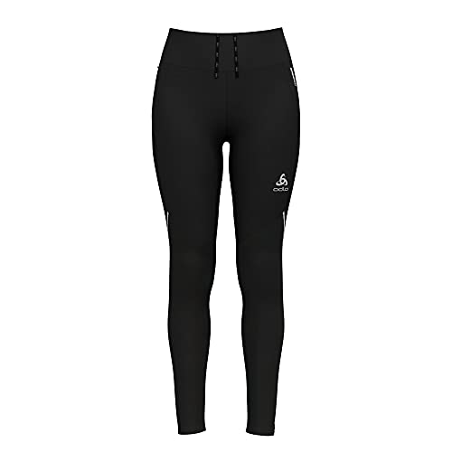 Odlo Damen Langlauf Tight CERAMIWARM, black, XL von Odlo