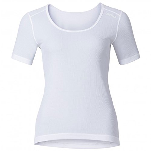 Odlo Damen CUBIC Kurzarm-Shirt mit Rundhals, White - Snow White, S von Odlo