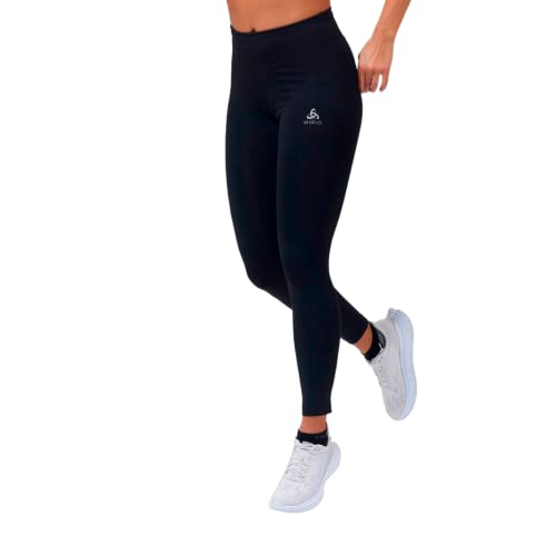 Odlo Damen Essential Tights Laufbekleidung Lauftight Schwarz - Schwarz L von Odlo