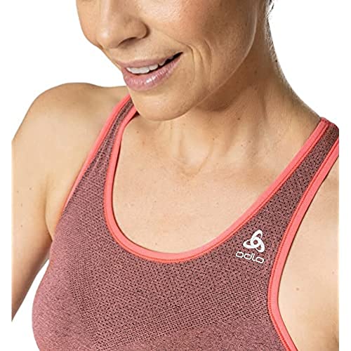 Odlo Damen Sport BH SEAMLESS MEDIUM CERAMICOOL SUPPORT, cayenne melange, L von Odlo