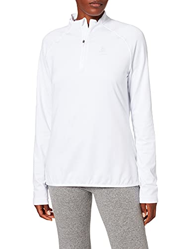 Odlo Damen Langarm Shirt mit Reißverschluss BERRA LIGHT, white, XL von Odlo
