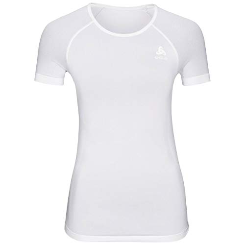 Odlo Damen PERFORMANCE X-LIGHT Baselayer T-Shirt mit Rundhals, White, S von Odlo