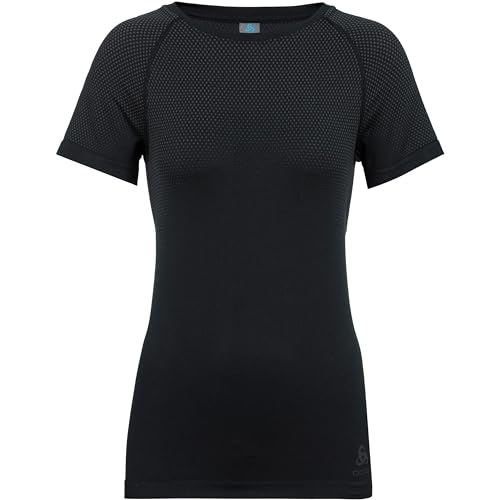 Odlo Damen Bl Top Crew Neck S/S Performance Light E T-Shirt, Schwarz, L EU von Odlo