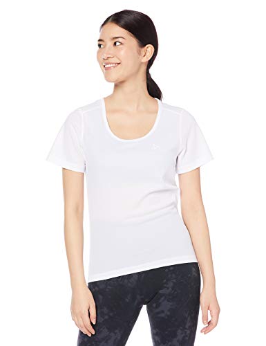 Odlo Damen ACTIVE CUBIC LIGHT Baselayer T-Shirt mit Rundhals 2er-Pack , White - Snow White, XL von Odlo