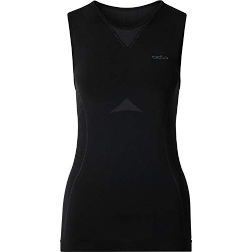 Odlo Damen Tanktop Crew Performance, Black Graphite Grey, XL von Odlo