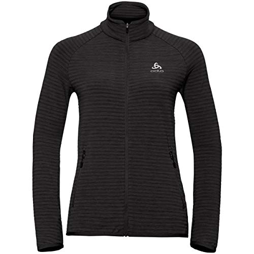 Odlo Damen Vivid Ceramiwarm Fleecejacke, Black, XS von Odlo