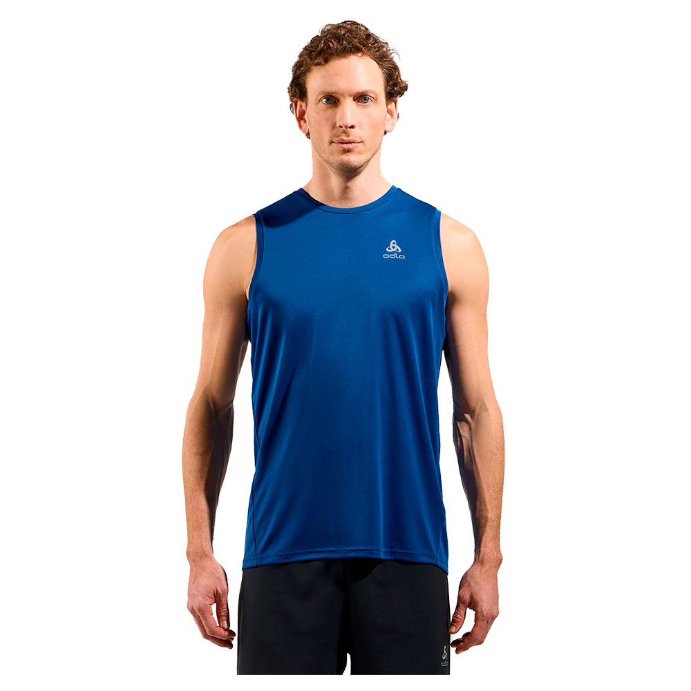 Odlo Essential Sleeveless T-shirt Blau L Mann von Odlo