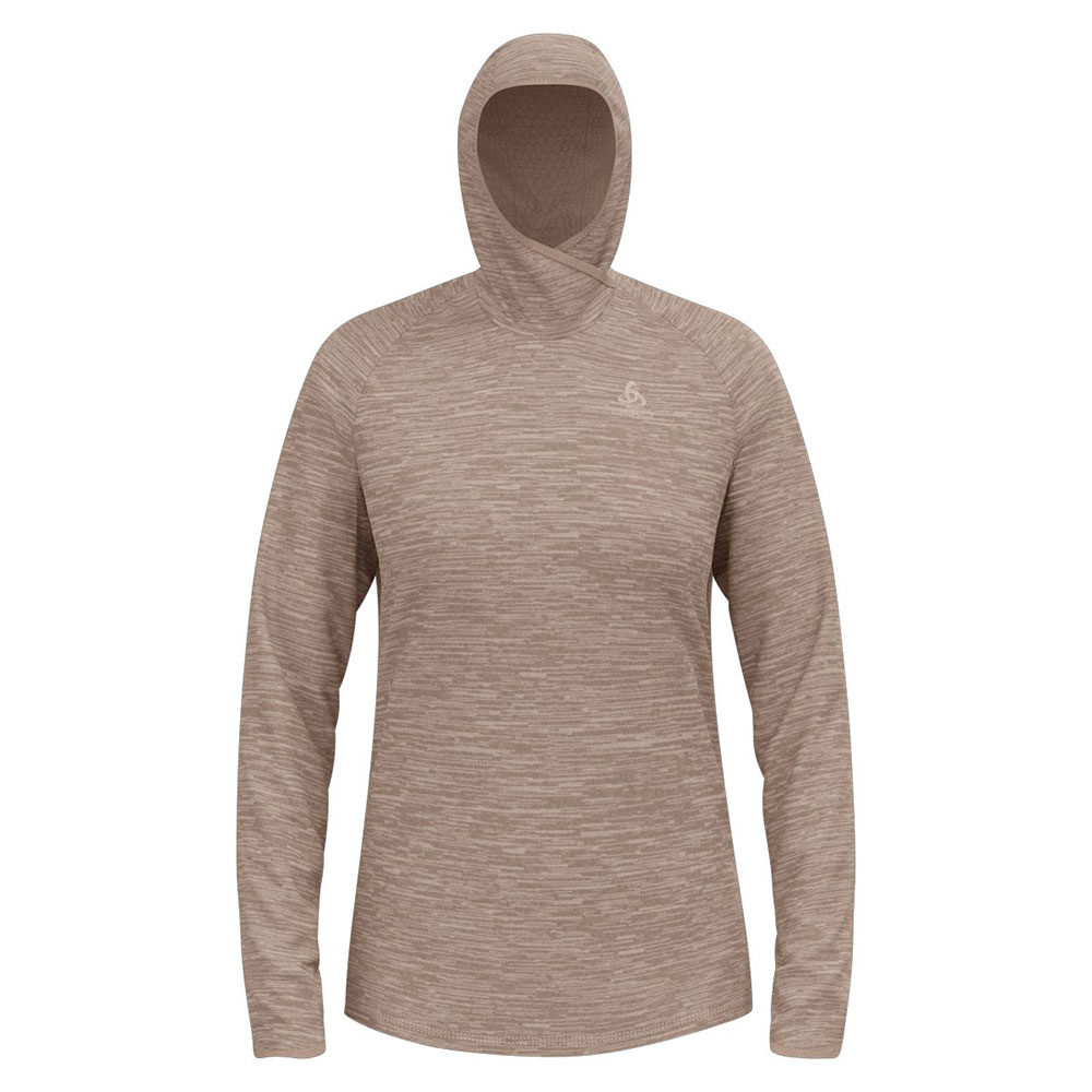 Odlo Essential Thermal Hoodie Braun L Frau von Odlo