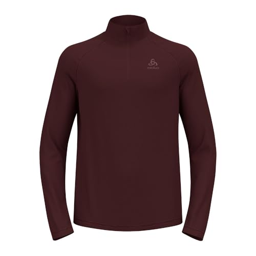 Odlo Fleecepullover Herren Rigi I Midlayer mit Halbreißverschluss I Langarm Wandershirt von Odlo
