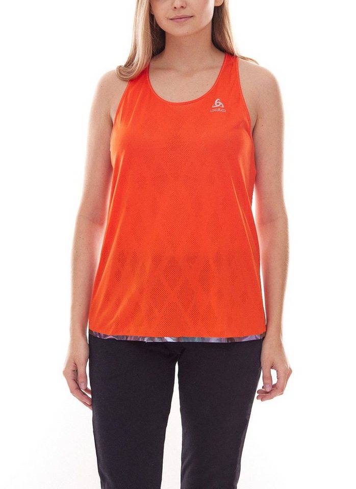Odlo Funktionsshirt odlo Yotta Sport-Shirt atmungsaktives Funktions-Top Outdoor-Shirt Orange von Odlo