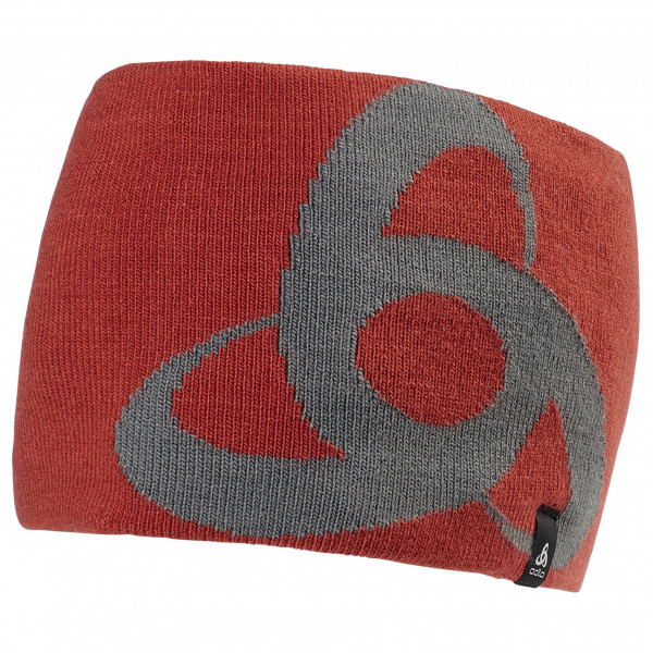 Odlo - Headband Ceramiwarm Mid Gage - Stirnband Gr One Size rot von Odlo
