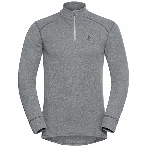 Odlo Herren ACTIVE WARM ECO Baselayer Langarm-Shirt mit 1/2 Reißverschluss & Stehkragen, Odlo Steel Grey Melange, L Odlo Herren ACTIVE WARM ECO Baselayer Langarm-Shirt mit 1/2 Reißverschluss & Stehkragen, Odlo Steel Grey Melange, L von Odlo