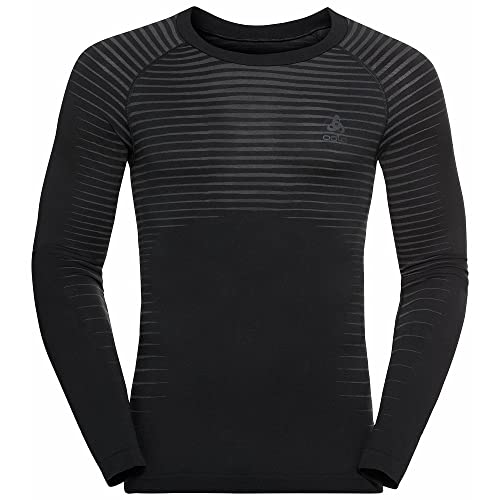 Odlo Herren Funktionsunterwäsche Langarm Shirt PERFORMANCE LIGHT, black, XL von Odlo