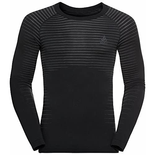 Odlo Herren Funktionsunterwäsche Langarm Shirt PERFORMANCE LIGHT, black, XXL von Odlo