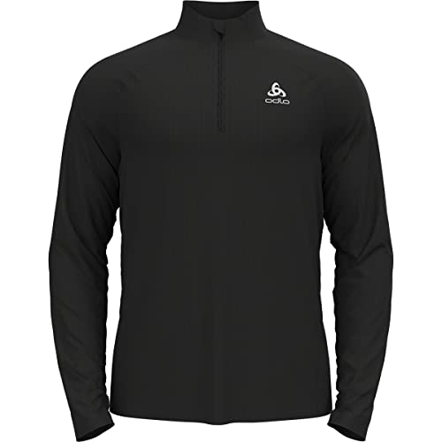 ODLO Laufshirt Herren Langarm Essential I Sport Shirt Männer I Sport Oberteil I Midlayer I Fitness Shirt von Odlo
