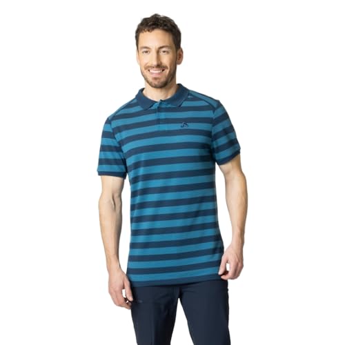 Odlo Herren Polo Shirt CONCORD, saxony blue - blue wing teal, XL von Odlo