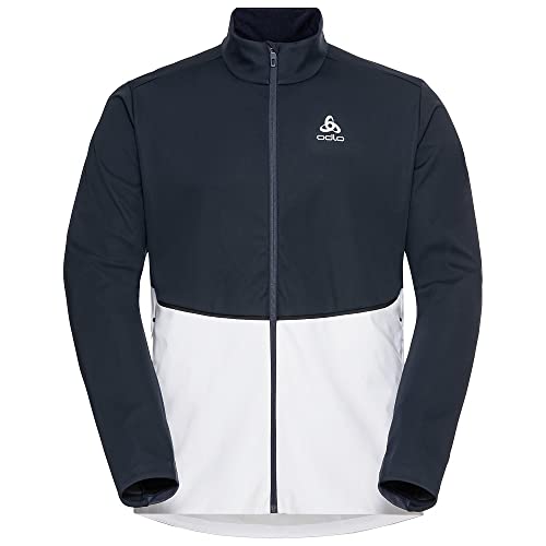 Odlo Herren Langlauf Jacke MARKENES, dark sapphire - white, L von Odlo