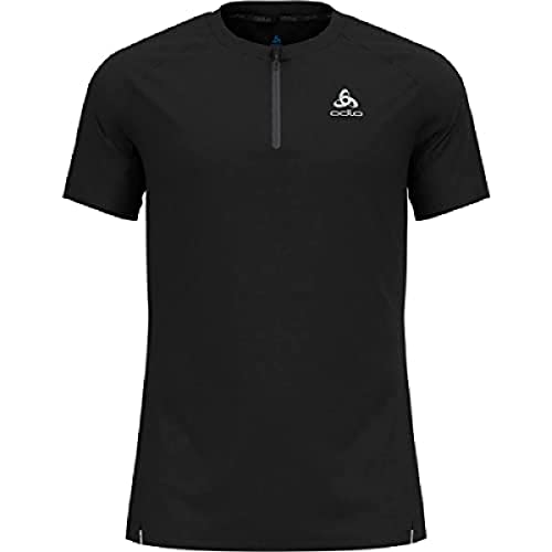 ODLO Laufshirt Herren Kurzarm mit Halbreißverschluss X-Alp Trail I Sport Shirt Männer I Sport Oberteil I Fitness Shirt von Odlo