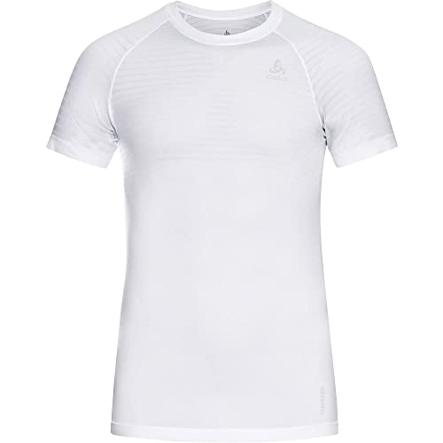Odlo Herren Performance X-light Eco_188492 Funktionsunterwäsche Kurzarm Shirt, Weiß, XXL EU von Odlo