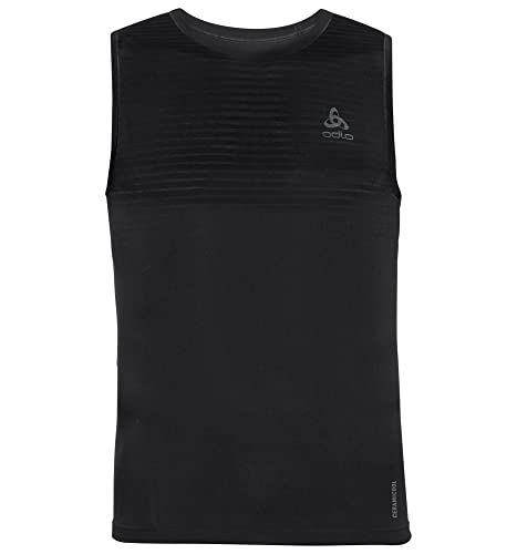 Odlo Herren Performance X-light Eco_188472 Funktionsunterwäsche Tanktop, Schwarz, M EU von Odlo