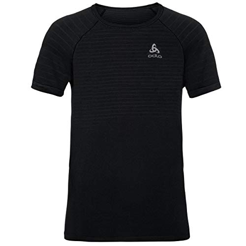 Odlo Herren PERFORMANCE X-LIGHT Baselayer T-Shirt mit Rundhals, Black, S von Odlo