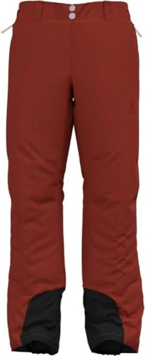 Odlo Herren Pants Regular Length Bluebird S-thermic Skihose, Ketchup, 56 EU von Odlo