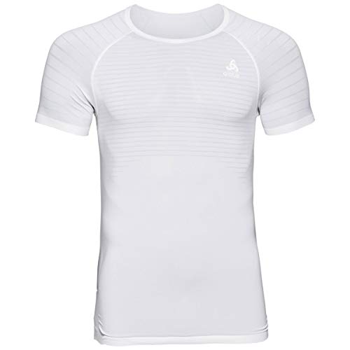 Odlo Herren PERFORMANCE X-LIGHT Baselayer T-Shirt mit Rundhals, White, S von Odlo