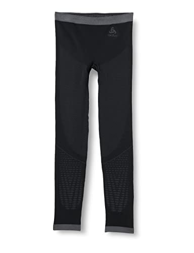 Odlo Kinder Funktionsunterwäsche Lange Hose PERFORMANCE WARM, black - odlo graphite grey, 152/164 von Odlo