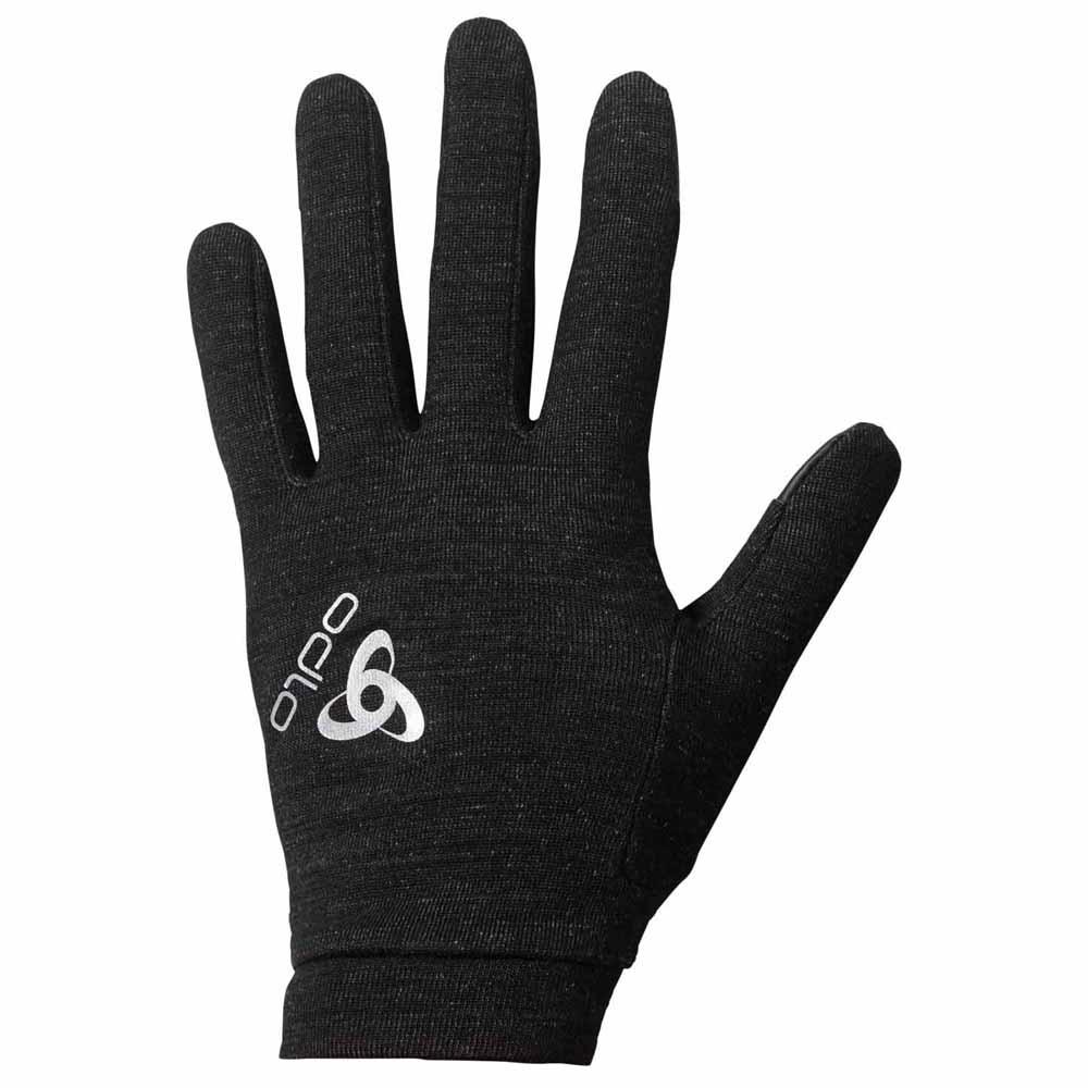 Odlo Natural+ Warm Gloves Schwarz 2XS Mann von Odlo