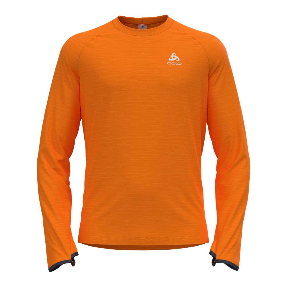Odlo Run Easy Warm Long Sleeve T-shirt Orange M Mann von Odlo
