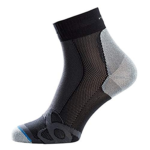 Odlo Unisex Socken LIGHT, black - grey melange, 36-38 von Odlo